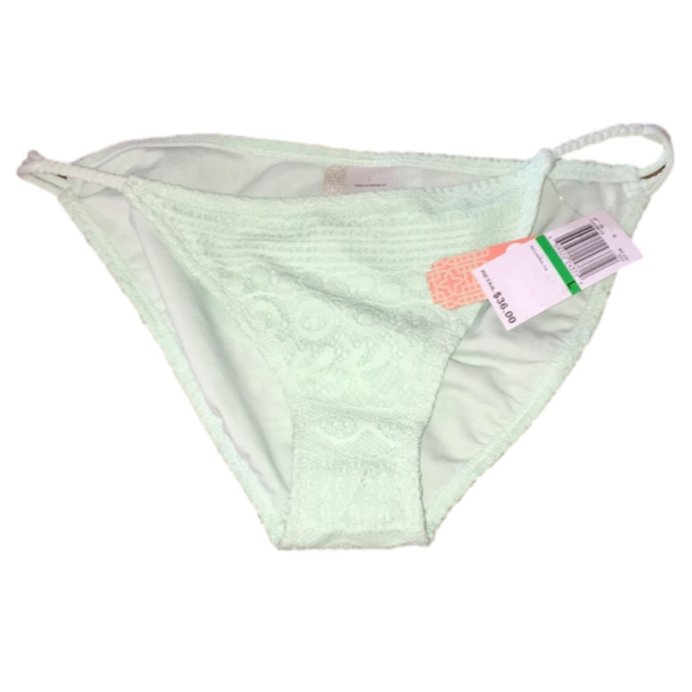 NWT Gianni Bini Mint Green Crochet Bikini Bottoms